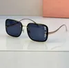 Damen-Sonnenbrille, Luxus-Mui-Mui-Sonnenbrille, Designer-Brille, europäische amerikanische Mode, quadratische Skelettlinse, hochwertige Sonnenbrille, Damen-Schutzbrille im Freien