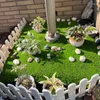 Dekoratif Çiçekler Yapay Yosun Çim Mat Doğal Halı Sahte Çim Halı Çim Bitkiler Ev Duvar Kat Bahçesi Düğün Diy Dekorasyon 1x1m