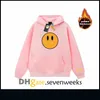 Nya män och kvinnors hoodie mode streetwear smiley ansikts tröja mäns avslappnad mode trend drewss tröjor gula smiley ansiktsbrev tryck tröjor