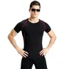 Abbigliamento da yoga PRO Abiti attillati Estate da uomo Alta primavera Asciugatura rapida Abbigliamento fitness T-shirt sportiva da allenamento per basket da corsa