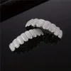 2 pièces/ensemble Hip Hop cubique Zircon dents Grillz, haut bas dents grilles pour hommes, unisexe dents bijoux cadeau