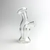 Mini 3.2 Inch Travel Martian Glass Blunt Bong Bubbler Bongs with Small Thick Pyrex Glass Water Smoking Pipes Oil Rigs Bowls