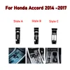 Film de protection autocollant intérieur de voiture, Film de protection pour boîte de vitesses Honda Accord 2014 – 2017, autocollant de panneau d'engrenage de voiture en Fiber de carbone noir