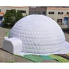 Venta al por mayor, tienda de campaña inflable con cúpula de iglú inflable de aire gigante blanca de 8m de diámetro, iluminación LED con 2 puertas para una gran fiesta