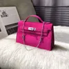 Damen-Designertaschen, fünf Farben, 2023, neue Tasche der ersten Generation, rosa Tasche, mattierte Ledertasche, Mini