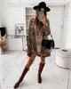 Basic Casual Jurken Designer Dames Elegante Plaid Print Knopen Onregelmatige Feestjurk Kantoor Dame Turn-Down Kraag Shirt Losse Mini Vintage Lange Rok Blouses X6CI