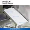 ZONESUN – étiqueteuse automatique de tubes pour baume à lèvres, applicateur d'étiquettes de table, étiqueteuse à enroulement horizontal ZS-TB800