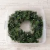 33 Quart Christmas Wreath Storage Pudełko do ustawiania się z pokrywką 3pack 240125