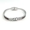 Fashionable, Light , Grade, Letter Hollow Spliced Titanium Steel Bracelet, Personalized and Elegant High Edition Bracelet