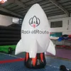 Fusée gonflable géante 12mH (40 pieds) avec souffleur, activités de plein air, bateau aérien gratuit, décoration de navette spatiale à vendre