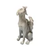 Gravestones Angel Dog Statue Creative Harts Pet Dog Tombstone Memorial Stone Outdoor Garden Animal Ornaments PC652