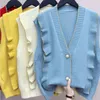 Женские майки, вязаный жилет, весна и осень, корейская версия, свободный свитер больших размеров, кардиган, майка