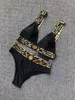 2024SS berühmter Designer-Badeanzug für Damen, Vintage-Tanga, Mikro-Vertuschung, Damen-Bikini-Sets, Badebekleidung, bedruckte Badeanzüge, Sommer-Strand-Wear-Schwimmanzug