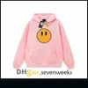 Nya män och kvinnors hoodie mode streetwear smiley ansikts tröja mäns avslappnad mode trend drewss tröjor gula smiley ansiktsbrev tryck tröjor