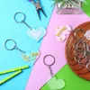 Schlüsselanhänger 90 Stück Acrylscheiben Klares Herz Schlüsselbundrohlinge Bunte Quaste für Schlüsselringe DIY Handwerk Schmuck
