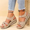 Sandals Women's Heels With Low Platform Summer Shoes For Women Heeled Footwear Female Wedges Heel