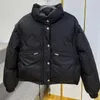 Parkas femininas designer outono/inverno destacável jaqueta de ombro de duas peças para ambos os lados 0qi4