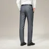 Costumes pour hommes Jeans coton ample droit affaires décontracté pantalon classique homme vêtements pantalon mode confort haute qualité costume