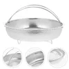 Double Boilers Stainless Steel Steamer Steaming Basket Vegetable Plate Rack For Pot Stand Rice Cooker Cookware