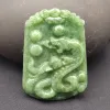 Pingentes Natural Jadeite Jade Pedra 12 Chinês Zodíaco Animal Pingente Rato Boi Tigre Coelho Dragão Cobra Cavalo Cabra Macaco Galo Cão Porco