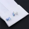 Liens Hawson Men's Cuffers Links Avocat Bijoux avec Mother Pearl Cuff Links for Men Dress Bijoux Shirt bout de manchette pour hommes Butt Butt Butt