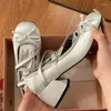 Scarpe eleganti Tacchi grossi Décolleté Lolita Marca Primavera Estate Stile francese Eleganza Donna Stringata Balletto Singolo