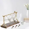 Dishes & Plates Living Room Home Gold Oak Branch Snack Bowl Stand Fruit Plate Dish Creative Modern Dried Basket Candy271e