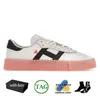 Zapatos casuales de diseñador Vegan OG para hombres y mujeres Zapatillas de deporte de diseño Cloud White Core Black Bonners Collegiate Green Gum Zapatillas deportivas planas al aire libre xxxx