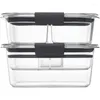 Take Out Containers Food Storage 9 Piece Variety Salad And Snack Lunch Kit Clear Tritan Plastic Container