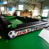 wholesale Spielhaus Mensch Aufblasbarer Snooker Fußball/Fußballtisch Pool Tragbarer Snookball Lustige Indoor-Outdoor-Sportspiele