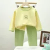 Ensembles de sous-vêtements thermiques pour enfants hiver automne chaud Long John pour bébé bébé garçon filles vêtements ensembles pyjamas costumes vêtements pour enfants 240118