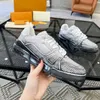 Дизайнерская повседневная обувь Роскошные кроссовки Rivoli Sneaker Low Intage Virgils Черный Серый Коричневый Белый Зеленый Французская мужская женская обувь из телячьей кожи 1.23 06