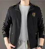 European Station Men's Spring and Autumn New Hooded Jacket Fashion Trend Printing Casual Coat