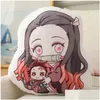 Puppets Demon Slayer P. zabawka poduszka Kimetsu no yaiba kamado tanjirou tomioka giyuu agatsuma zeenitsu Douma Sabito nadziewane lalki dar DR OTJTB