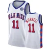 Ole Miss Rebels Basketball College 2 TJ Caldwell Jerseys 4 Jaemyn Brakefield 25 Rashaud Marshall 7 Allen Flanigan 11 Matthew Murrell 5 Jaylen Murray Mans Młodzież