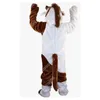 Cheval âne mascotte dessin animé thème personnage unisexe adultes taille accessoires publicitaires fête de noël tenue en plein air costume