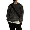 Pulls pour hommes Pull tricoté confortable rétro avec pull à manches longues chaud élastique mi-longueur design pour l'automne hiver doux