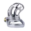 FRRK-116 Mäns kyskhetslås Dildo Anti Cheating CB Lock Stainless Steel Chastity Device Penis Övning Sex Toy The Boys G R