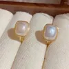 Hoop Earrings 2024 Arrival Korean Simple Temperament Circle Pearl Fashion Small Versatile Elegant Women's Jewelry