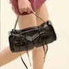 Evening Bags Retro Design Women Bag 2024 Fashion Versatile Multi Pocket Folded Handbag Single Shoulder
