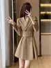 Vestidos de festa roupas blazer midi aniversário mulher vestido formal ocasião para mulheres 2024 estilo coreano roupas características estéticas de x
