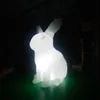 Das riesige 20 Fuß große aufblasbare Hasen-Osterhasenmodell erobert mit LED-Licht öffentliche Räume auf der ganzen Welt