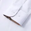 Erkek elbise gömlek esnek yakalı ince fit uzun kollu gömlek tasarımcısı marka ekose desen mektupları baskı bahar sonbahar gündelik lüks erkek giyim kırışıksız 8353617