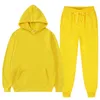 Kış Hoodie Sets Erkekler Moda Polar Kırmızı Hoodies Siyah Marka Pantolon Sıradan Jogger Suit Trailsuit Sweatshirt Kadın Pullover 240122