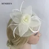 Vackra damer vintage blommor hår fascinators prom headpieces huvudbonad brud 2017 bröllop hattar tillbehör hela fartyg216m