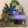 Tanks Creative Aquarium Miniature Rockery Water Fountain Decoration Living Room Study Matsal Vatten Devis Guldfisk Fisk Tank