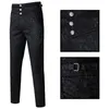 Halloween Mannen Broek Kleding Gotische Stijl Pantalon Victorien Steampunk Homme Gotico Vittoriano Pantalon Gotico Hombre Victoriaanse 240122