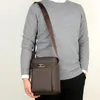 Kangaroo Luxury Brand Business Messenger Bag men läder crossbody man axelväskor manlig oxford casual liten klaff för iPad 240119