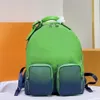 Mochila multibolsillo para hombre Bolsas de viaje Bolsas de lona Cuero genuino En relieve Práctico equipaje para computadora portátil Hombres Bolsas de trekking Mochila Mochila 211a