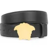 Fashion Belt Man Woman Belts Designer Smooth Gold Sliver Gun Black Buckle Top Quality Cowhide Leather Bredd 3 8cm G227023F321Y